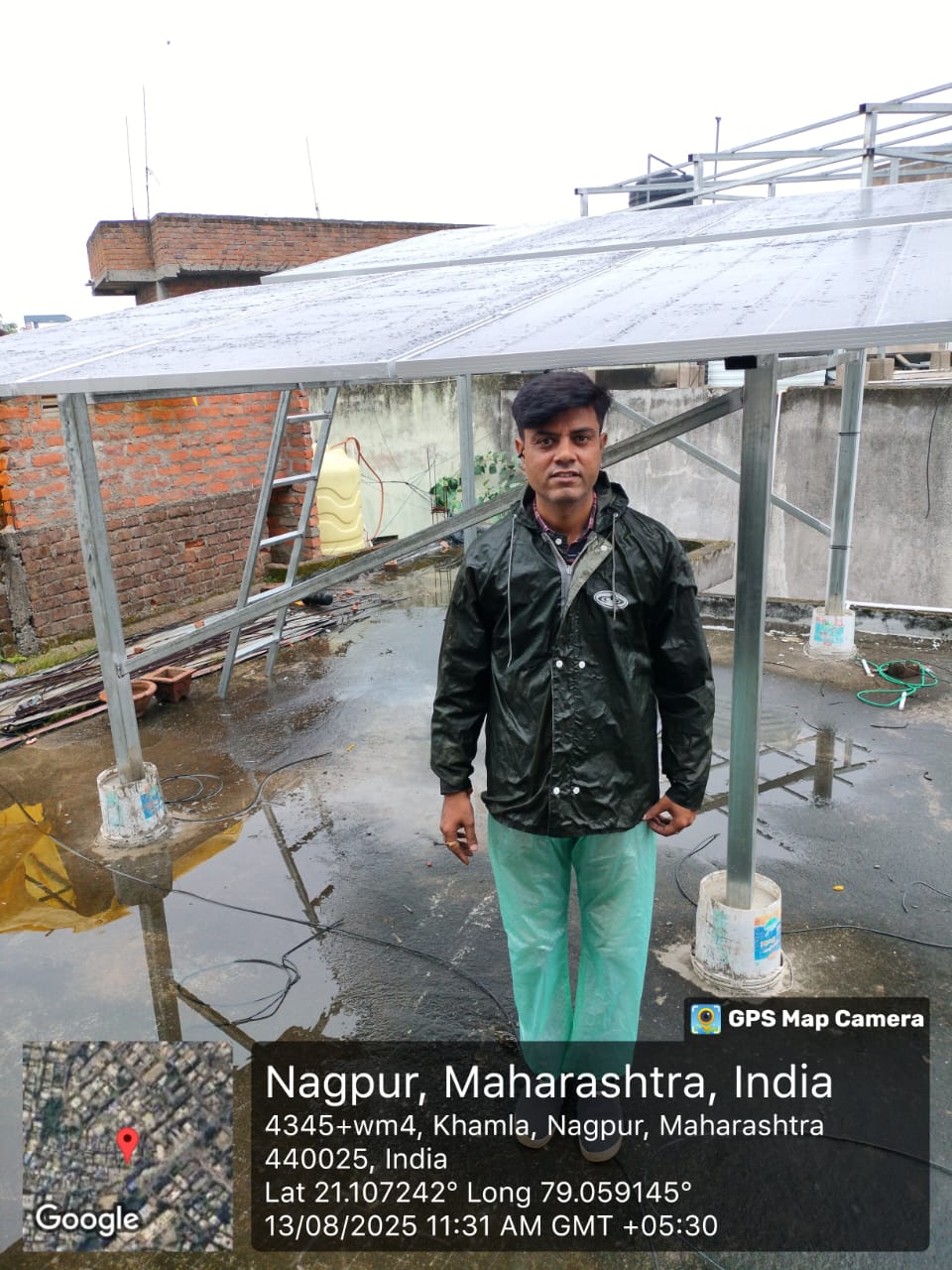 Residential solar rooftop installation in Nagpur, Maharashtra – HT/LT connection, net metering, MSEDCL approved | Richa Enterprises